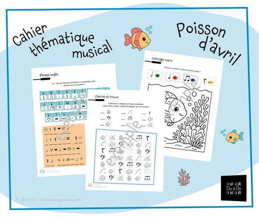 Cahier thématique «Poisson d'avril»