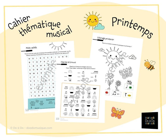 Cahier thématique «Printemps»