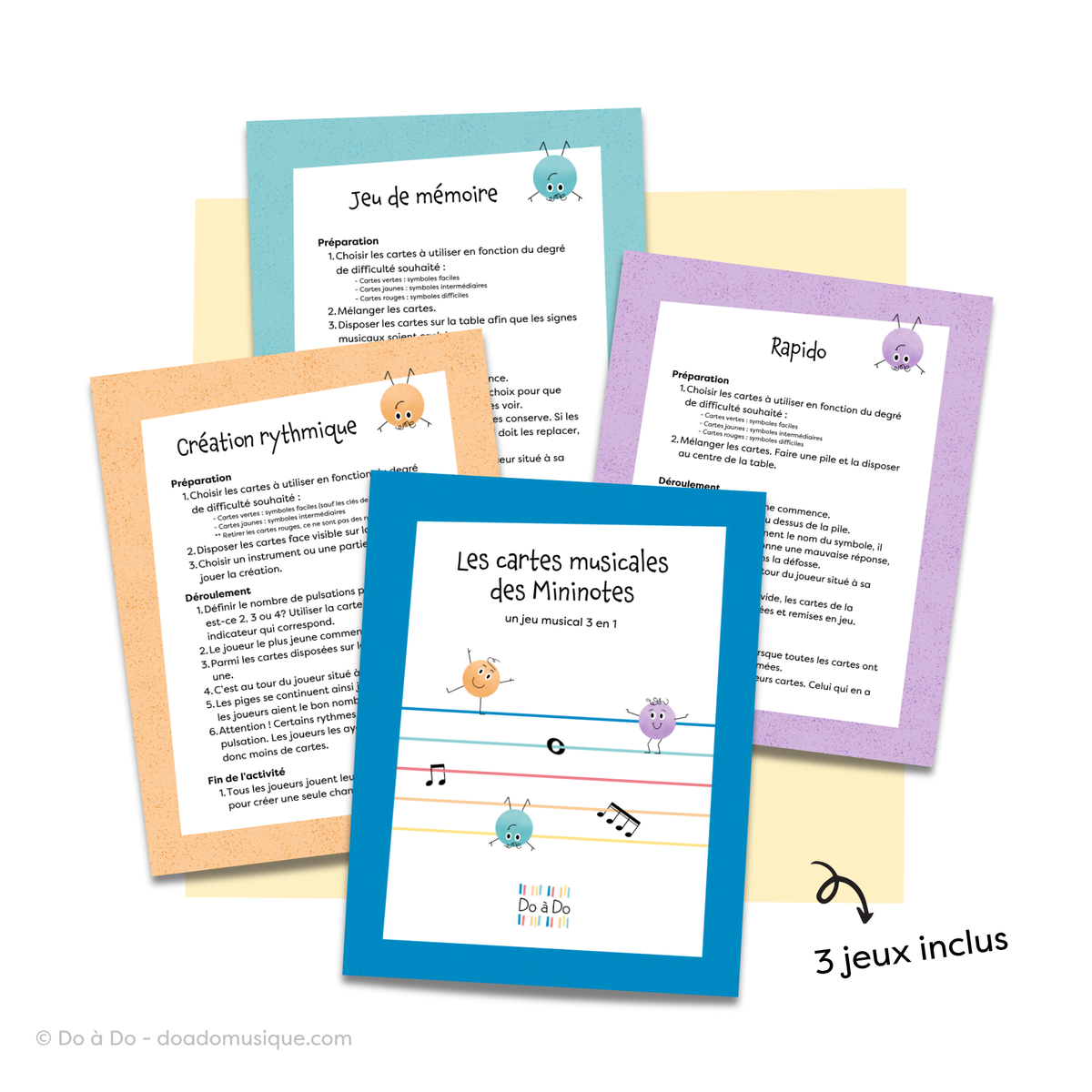 Les Cartes musicales des Mininotes