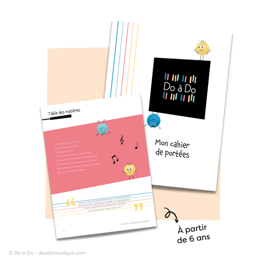 Cahier de portées