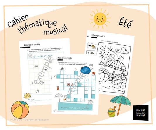Cahier thématique «Été»