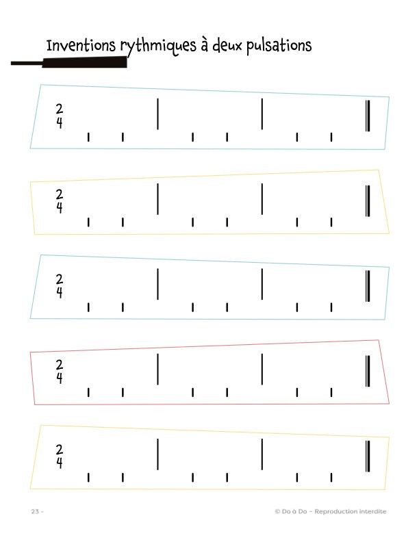 Cahier de portées